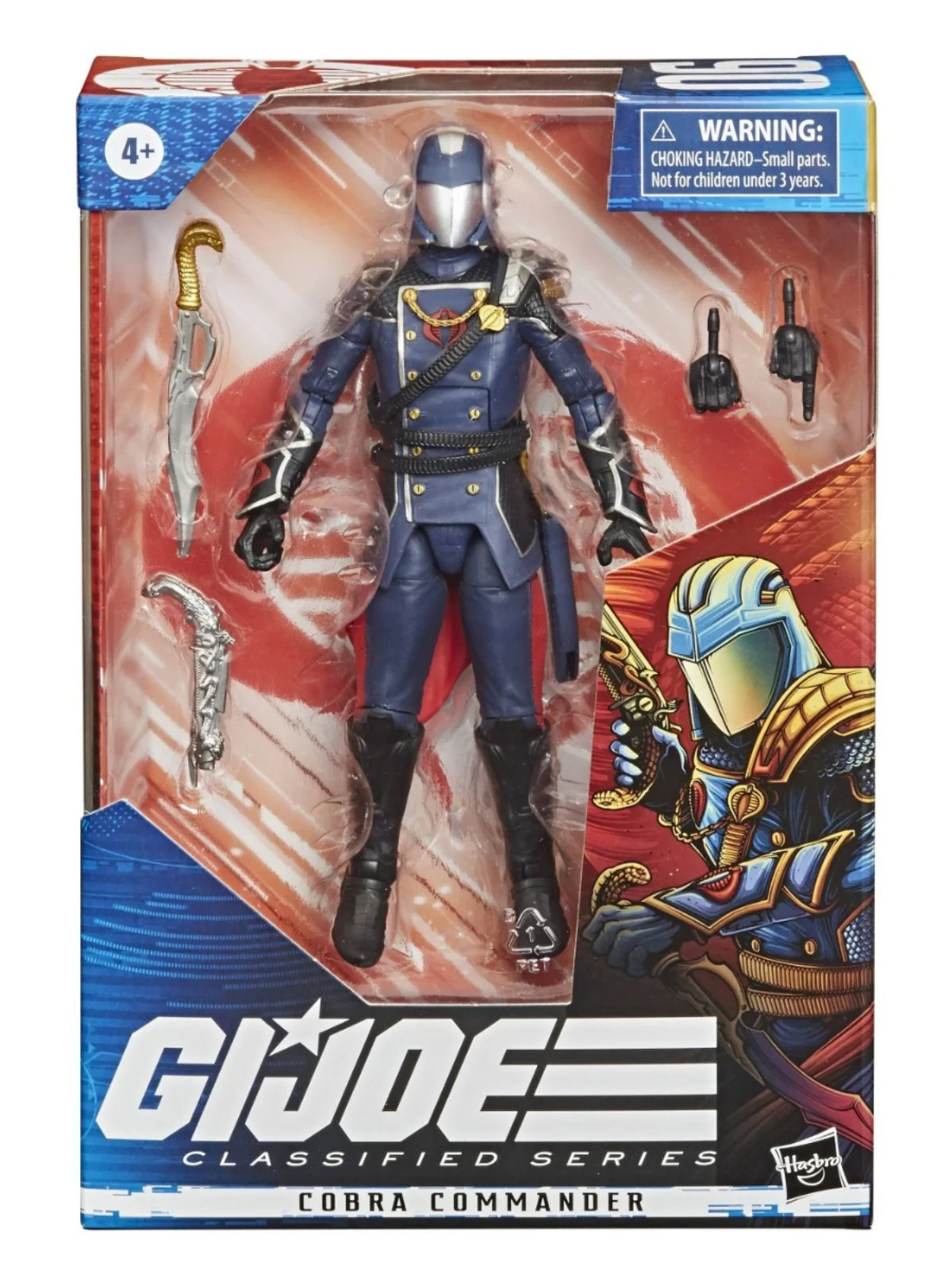 

Hasbro G.I.J. Special Forces Top Secret Series Wide and Cobra Commander 6 "movable and Moving Doll Tabletop Birthday Gift