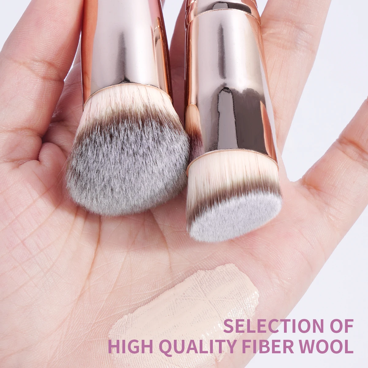 MAANGE ensemble de pinceaux de maquillage 7 pièces fond de teint correcteur fard à paupières pinceau de maquillage pour crème liquide doux Dense Kit d'outils de maquillage cosmétique