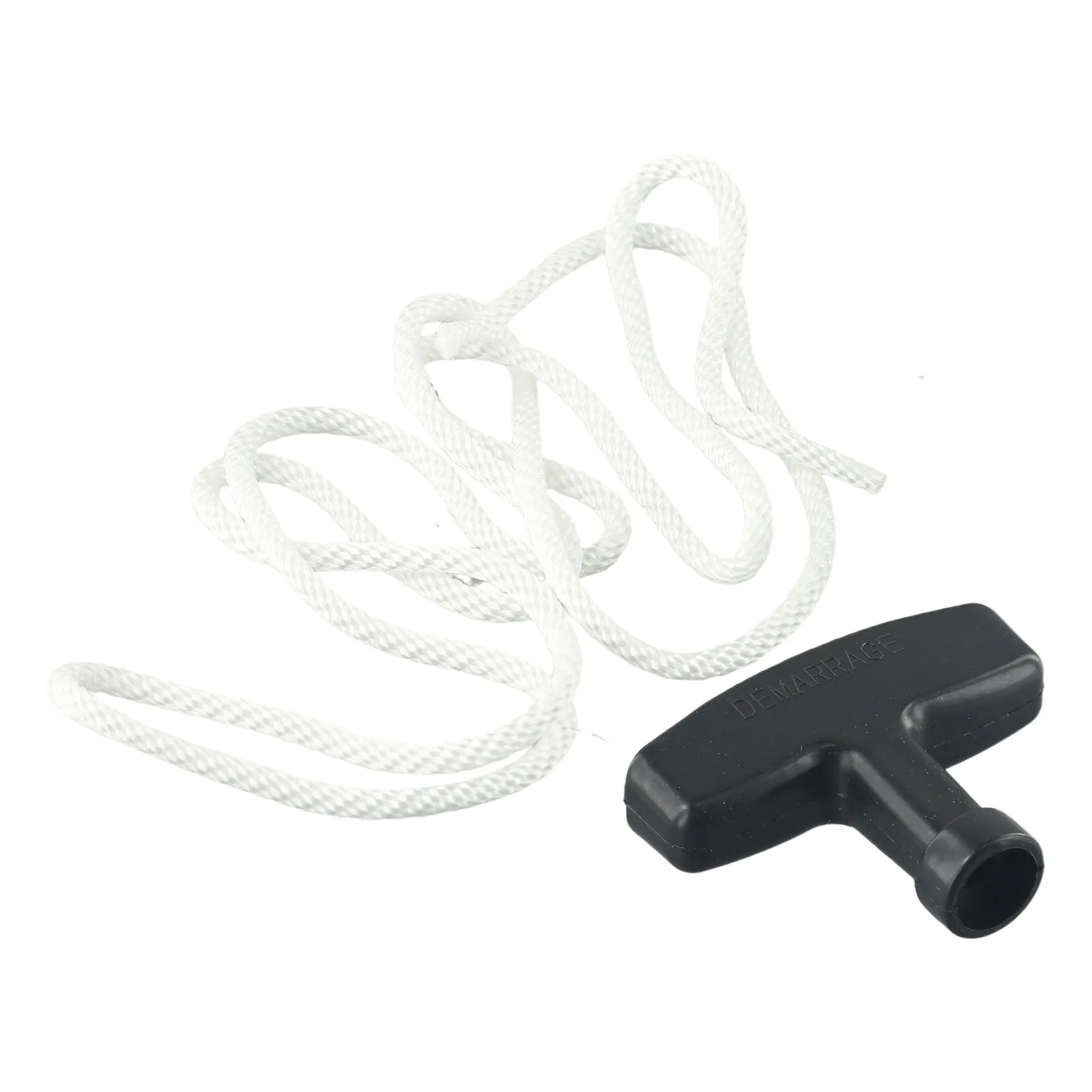 Start Cord Line Starter Rope Black For Petrol Lawnmowers Polyester Replacement Petrol Lawnmowers Plastic& Polyester