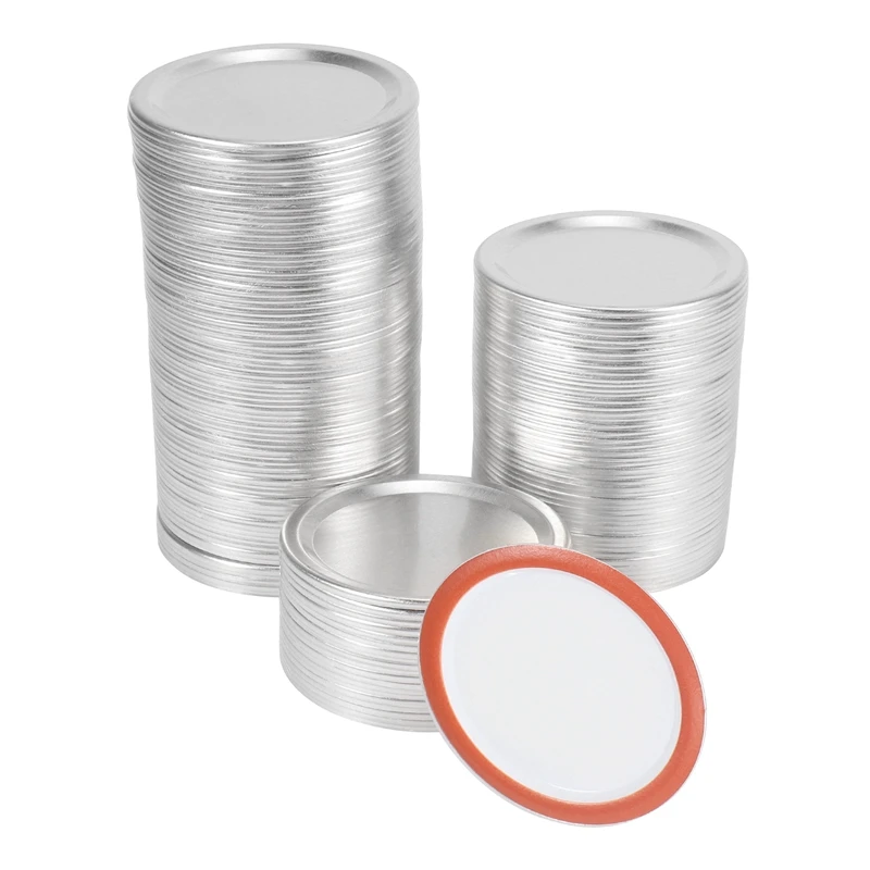 

AT35 144-Count Canning Lids Regular Mouth For Ball Kerr Jars Leakproof Jar Lids For Canning (70MM Diameter)