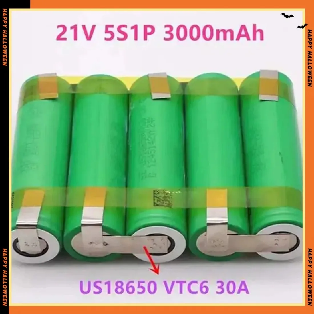 Original battery 18650 VTC6 2S1P-6S2P 3000-6000 mAh high capacity customizable for screwdriver welding batteries