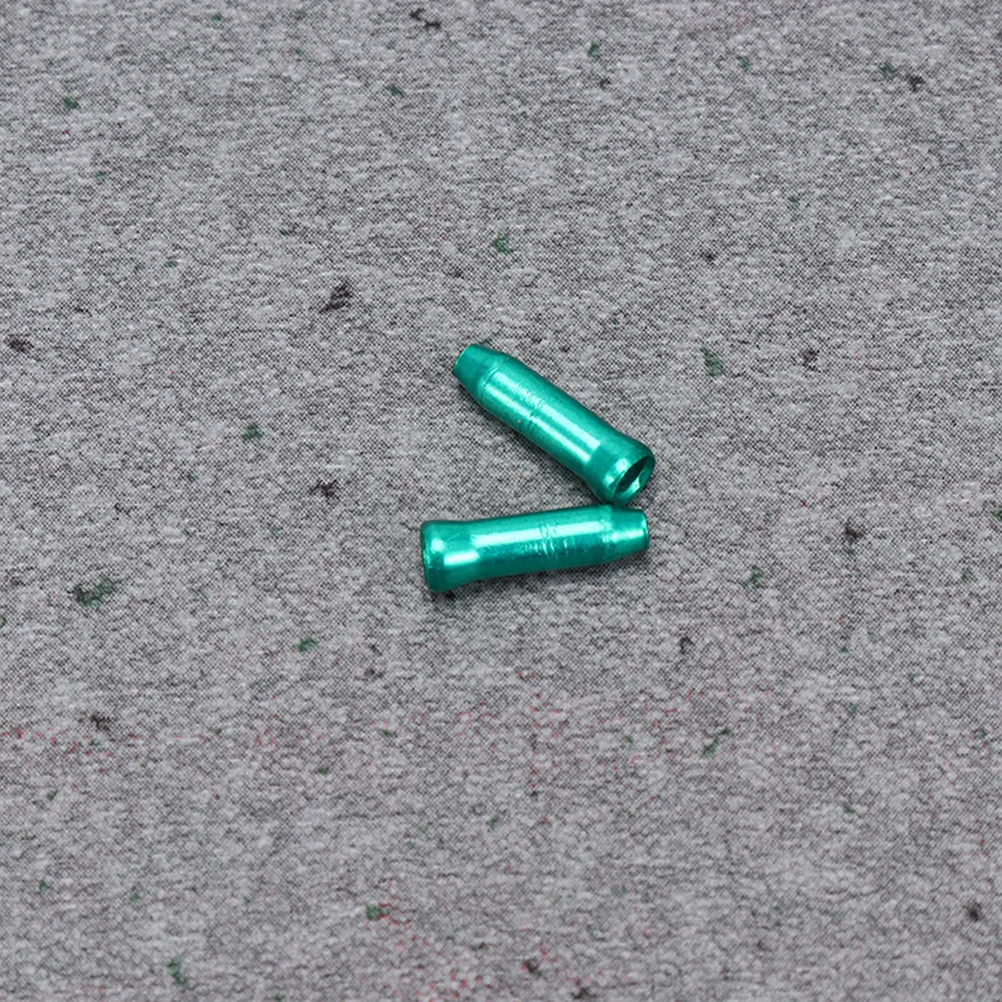 

100pcs Bike Cable End Caps High Hardness Aluminum Alloy Durable Brake Wire Protector For Bicycle Brake Gears Cycling Accessories