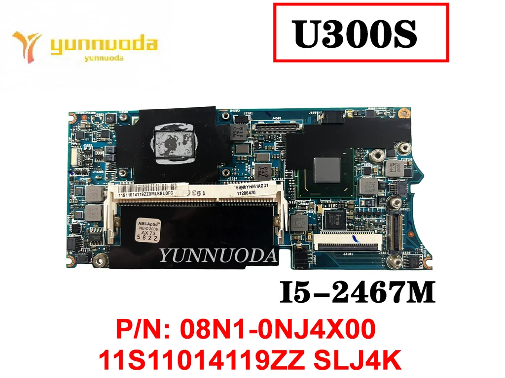 

1S11014119ZZ For Lenovo IdeaPad U300S Laptop Motherboard with I5-2467M CPU PN 08N1-0NJ4X00 1 SLJ4K tested good