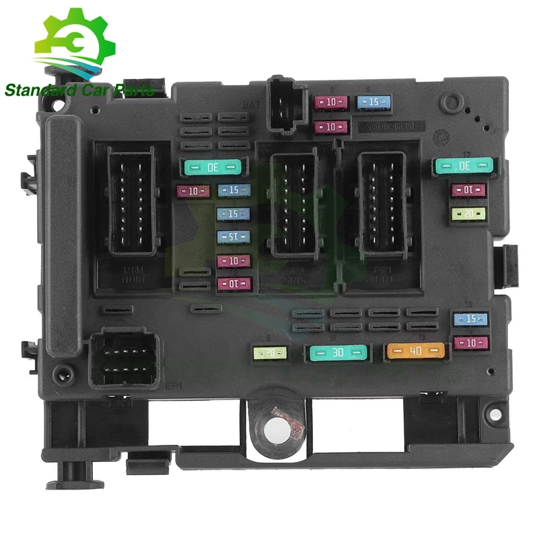 9657608580 BSM B3 B4 B5 Fuse Box  For Peugeot 206 307 807 Partner Lancia Phedra Citroen C2 Fiat