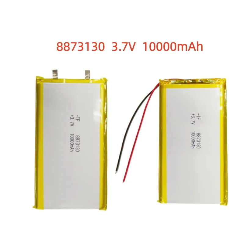 

8873130 3.7V 10000mAh Rechargeable Lithium Polymer Battery Li-Po for Toy Power Bank GPS Laptop Camping Lights Diy Real Capacity