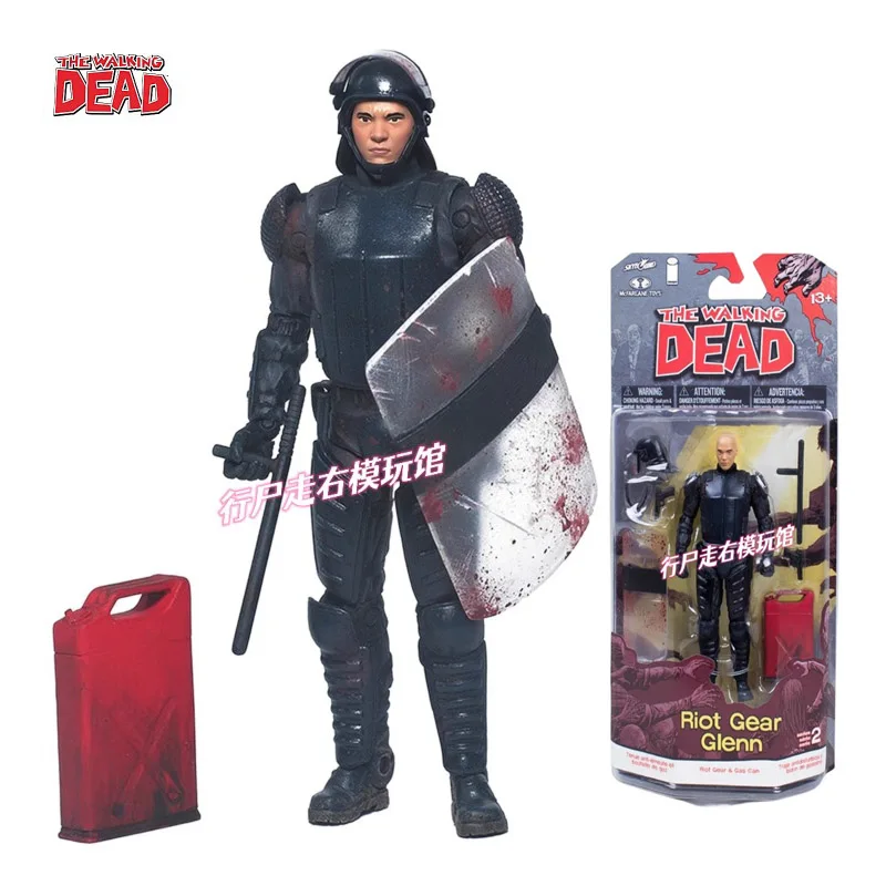 【Inventory】Original GLENN McFarland Walking Dead Comic 4. 5 Inch 1/12 Action Figures Scale Model Toy Collection Gift