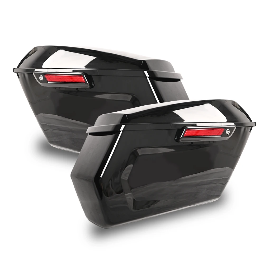 

Motorcycle Parts Chopped V2 Saddlebag Performance Saddlebag Bags For Harley Touring Road King Road Glide Street Glide 2014-2023