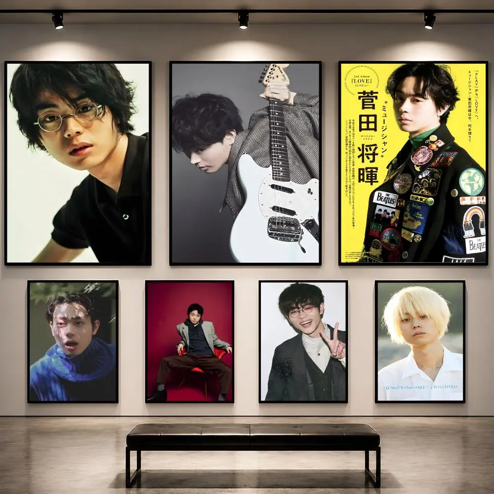 Actor Masaki Suda J Pop Poster Pop Wall Art PP Decorative Water-Resistant Print Apartment Dorm Office Room Decor Gift