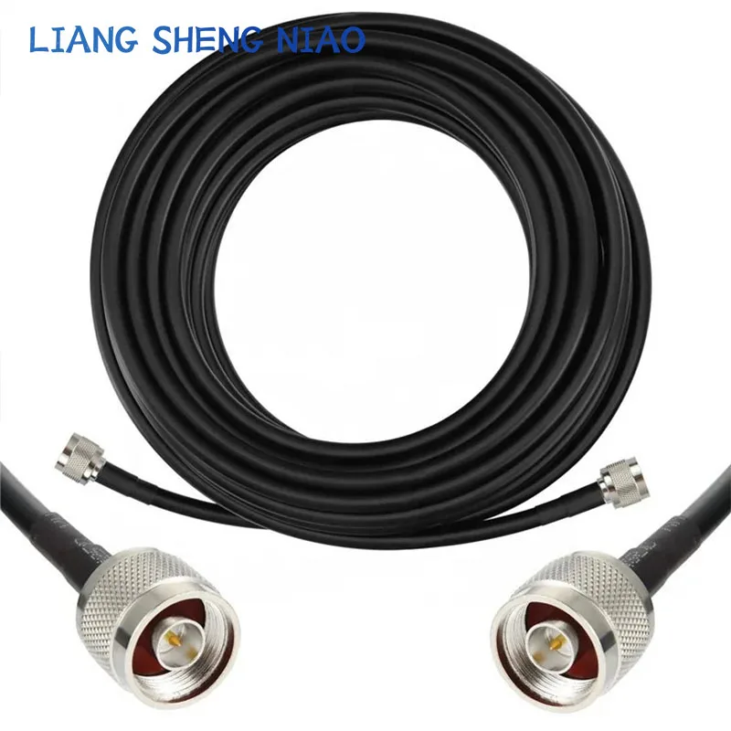 Double N jumper amplifier antenna connection feeder length can be customized extension line 50-3N rotation N male feeder