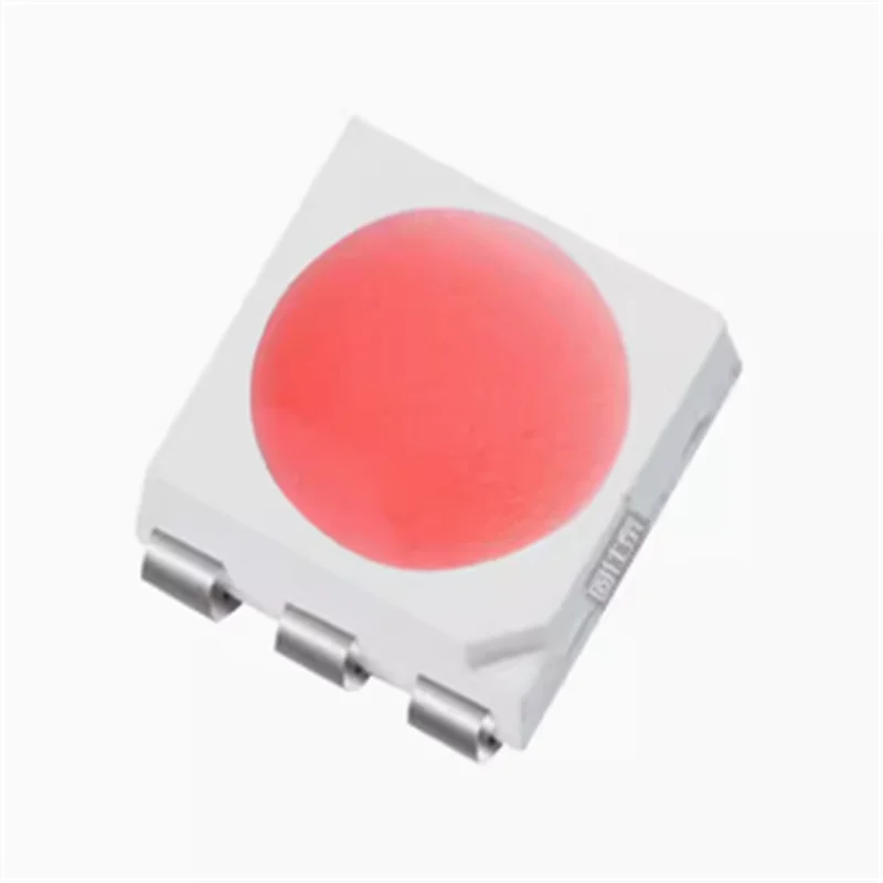 100pcs SMD LED lamp bead light emitting diode 5050 front red red light red light 5054 super bright