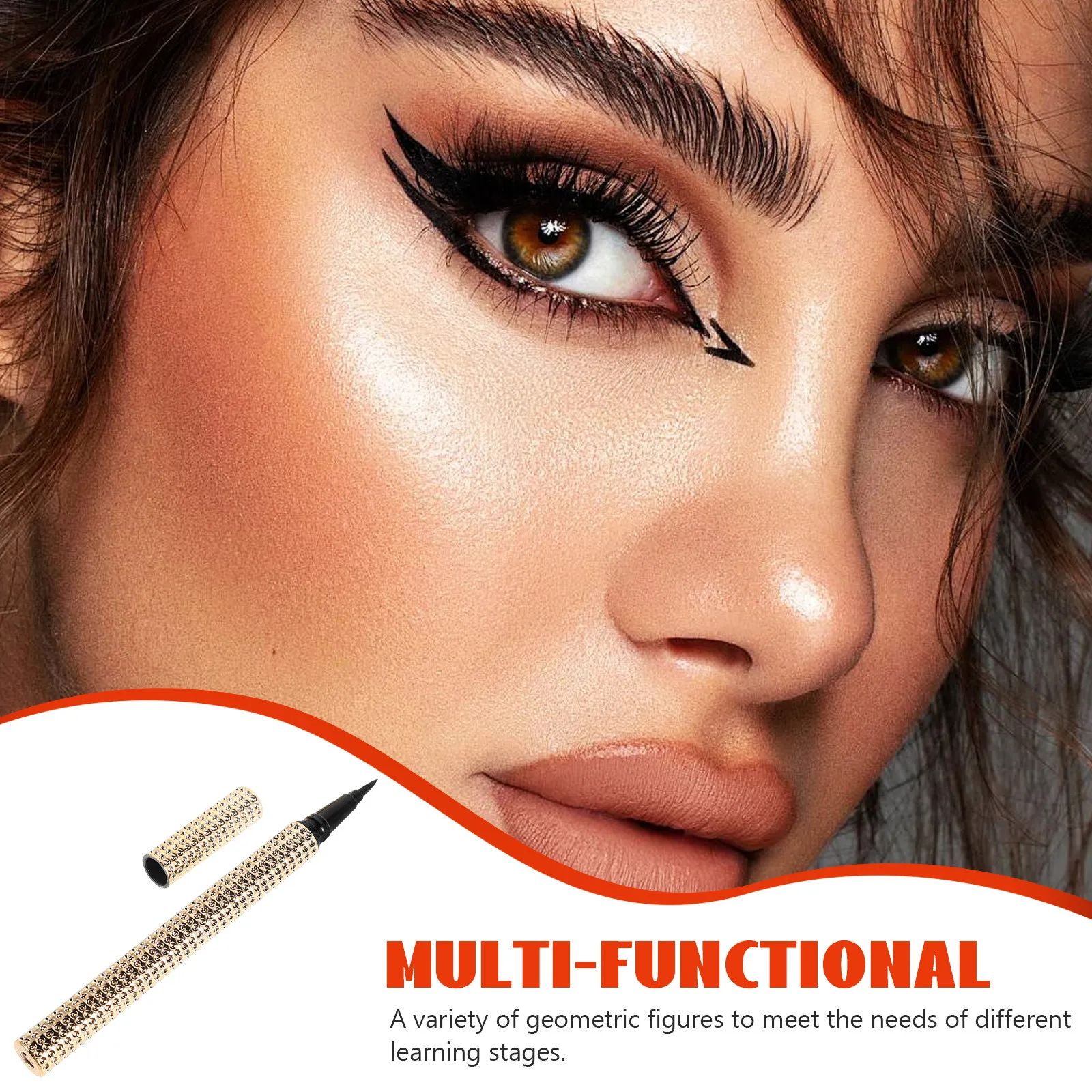 Waterproof Eyeliner Pen High Grade Safe Formula Sleek Design Compact Size Easy Control Thickness Holiday Gift for Women Liquid