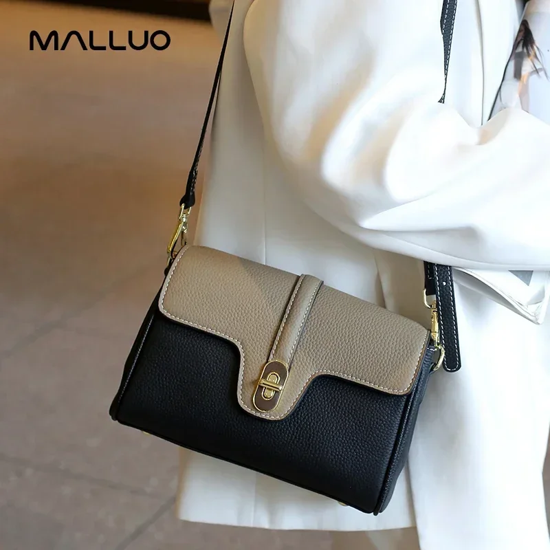 

Female Cowhide Fashion Luxury Handbags Women's Natural Cow Genuine Leather Shoulder Bags Ladies Retro Versatile Top Handbag Girl