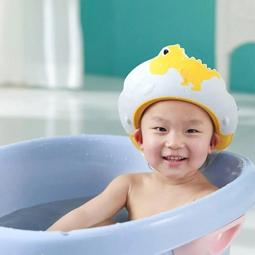 Baby Shower Cap Children Kids Shampoo Shield Bath Head Cover Adjustable Hair Wash Hat for Newborn Infant Ear Protection