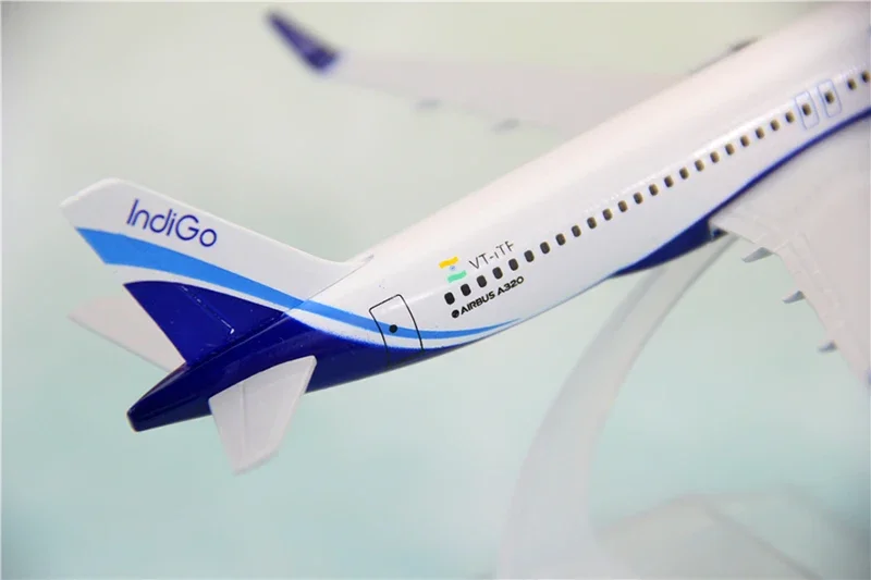 16CM 1:400 samolot A320 Model z podstawą samolot samolot zabawka Model indie IndiGo Airlines 737 Model samolotu kolekcja prezentów