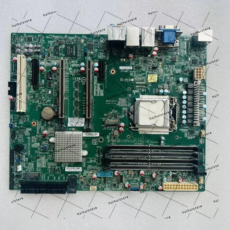 X11SCA-F X12SCA-F Workstation Server C246 Industrial Motherboard 10 Generation I7 I9