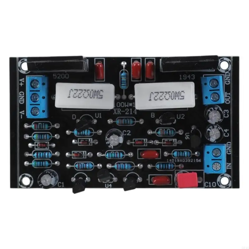 

594A Versatile 100W Mono Power Amplifier Board 2SC5200+2SA1943 AudioAmplifier Module Board Speaker Circuit Protections Board