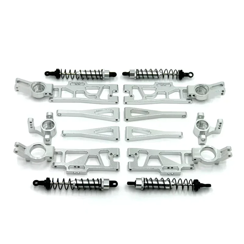 9 stks upgrade metalen onderdelen voor Wltoys 12402a 1/12 4WD 2.4G RC Auto