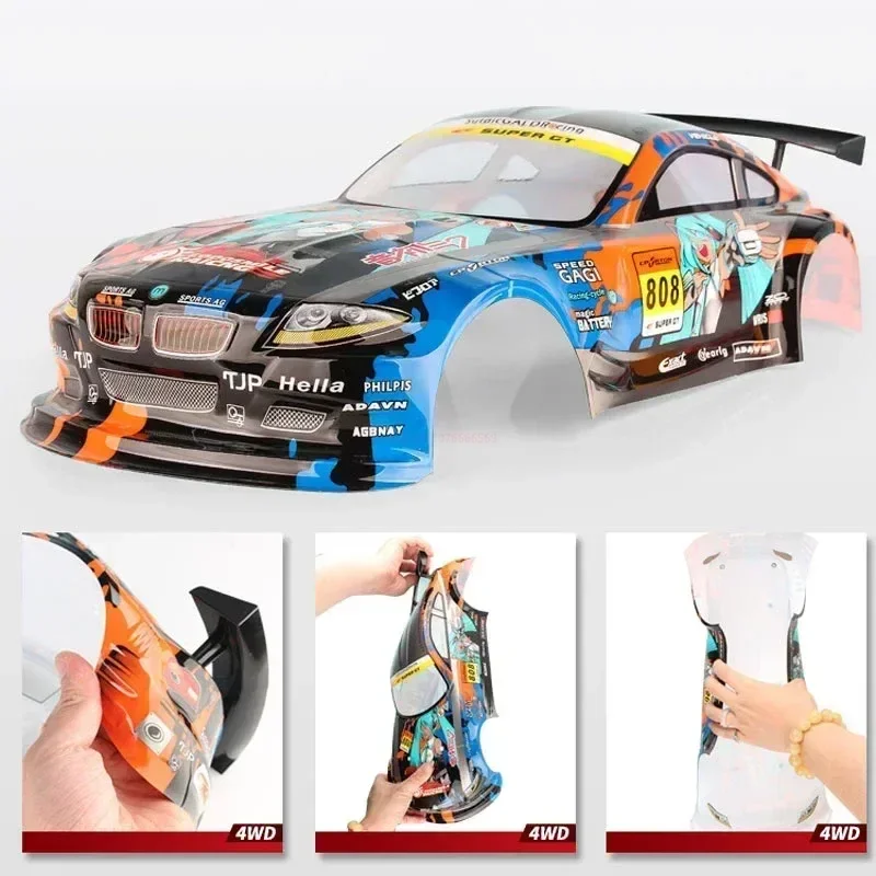 1:10 70km/h High-speed Drift Remote Control Car 2.4g 4wd Rc Off-road Vehicle Dual-speed Rc Car Children\'s Christmas Gift