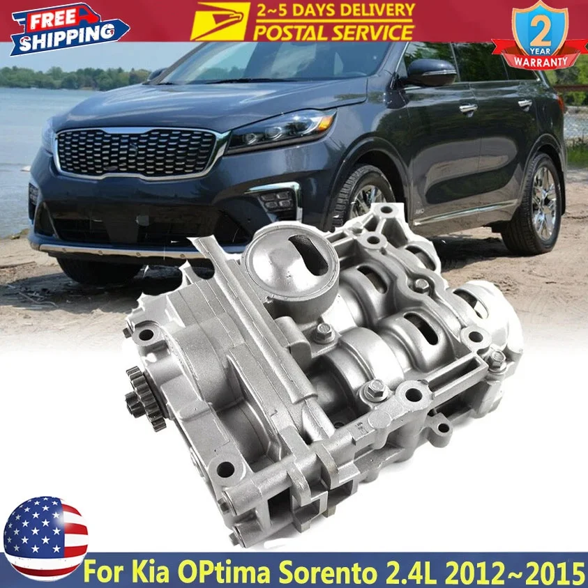

NEW Shaft Balance Oil Pump Oem 23300-2G520 For Kia Optima Sorento 2.4L 2012~2015 For Hyundai Sonata Azera 2.0L 2.4L 2009~2015