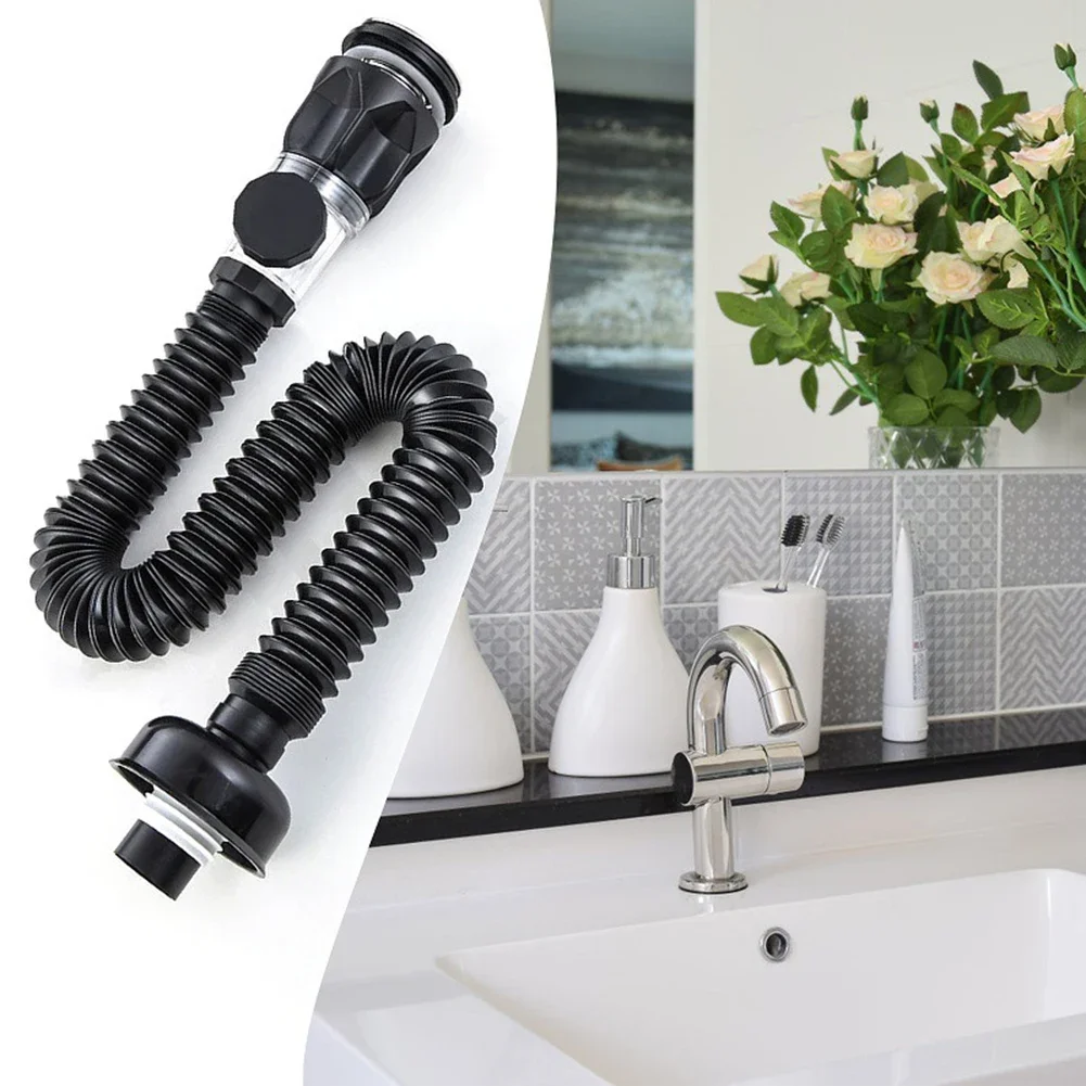 Telescopic Deodorant Drain Pipe Under Sink Wash Basin Pipe Fittings Connector Tool Anti-odor Sealing Plug Trap Sewer Accessories