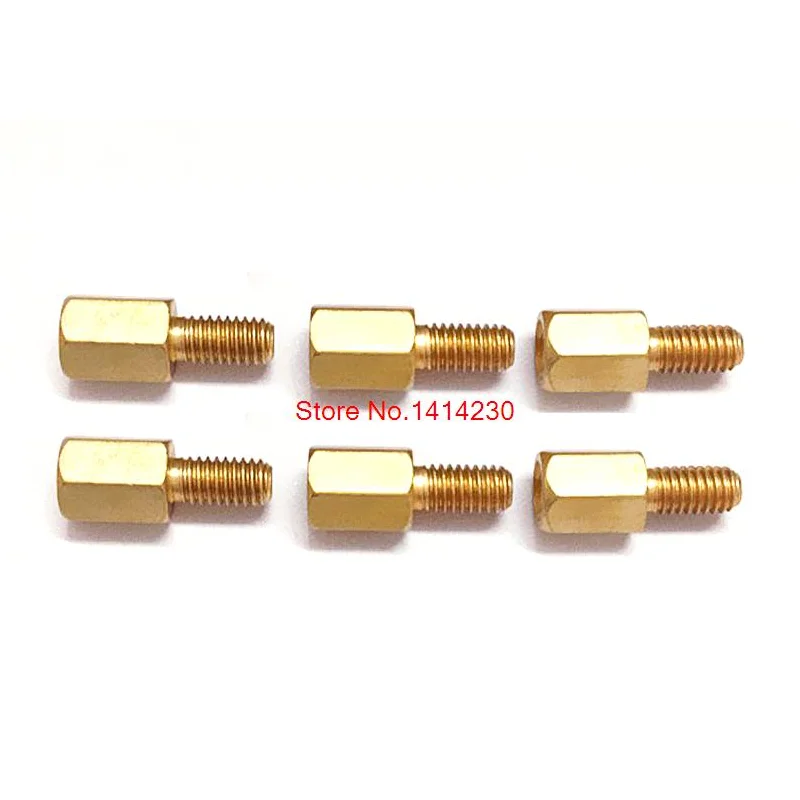 

10Pcs 4+6 Copper Pillars M3 4MM Height Circuit Board Installed Column