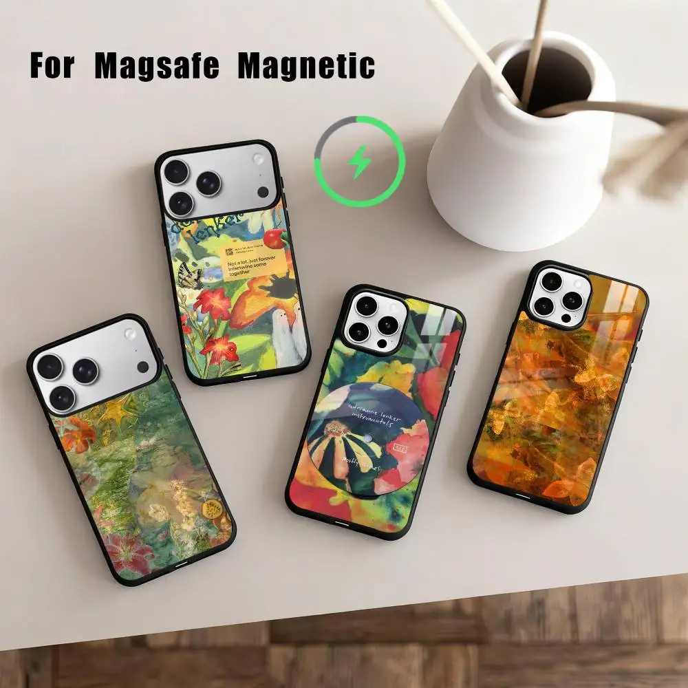 

A-Adrianne L-Lenker Album Art Phone Case For iPhone17,16,15,14,13,12,11 Plus,Pro Max Magnetic For Magsafe Wireless Charging