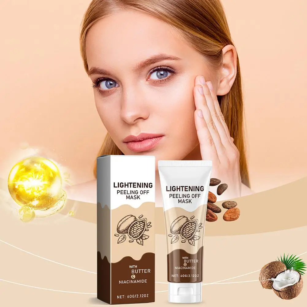 Instant Whitening Niacinamide Peel-Off Mask Deep Moisturizing Hydrating Lightning Peel Off Mask Skin Care For Women L9H5