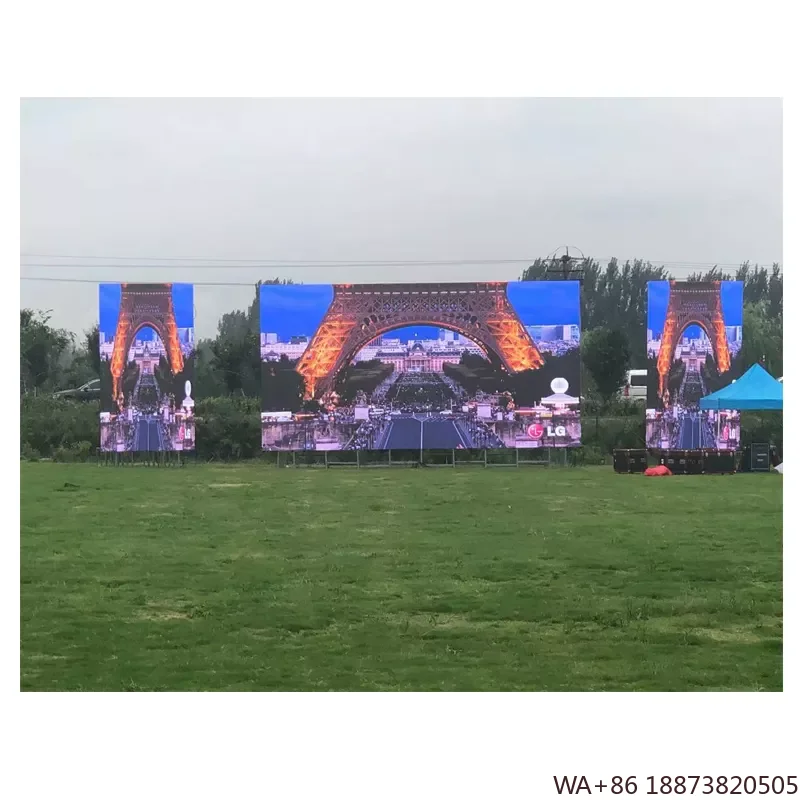 شاشة LED 2023 إعلان عالي السطوع Pantallas Ekran جدار الفيديو في الهواء الطلق مرحلة الحدث P2.5 P3.91 P4.81 شاشة تأجير #3