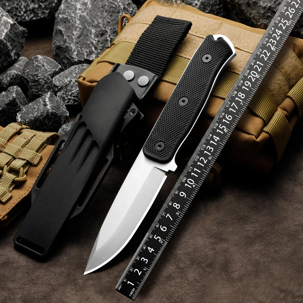 Cuchillo de supervivencia al aire libre F1x, equipo táctico de autodefensa, cuchillo recto pequeño, cuchillo de caza, cuchillo de fruta afilado