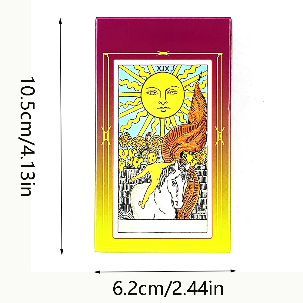 Cartas de Tarot versión rusa, juego de cartas de reunión familiar, edición de adivinación del destino, juegos Borad, regalos de Halloween y Navidad