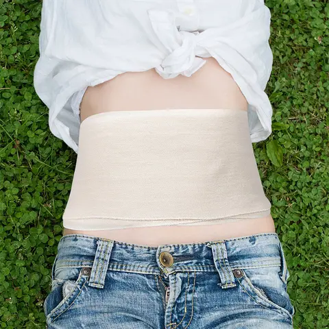 Комплект 2х хлопковых бандажей для живота postpartum