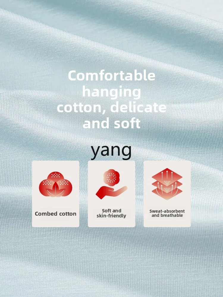 CX summer couple pajamas men's simple casual loose short-sleeved round neck breathable cool pants loungewear women