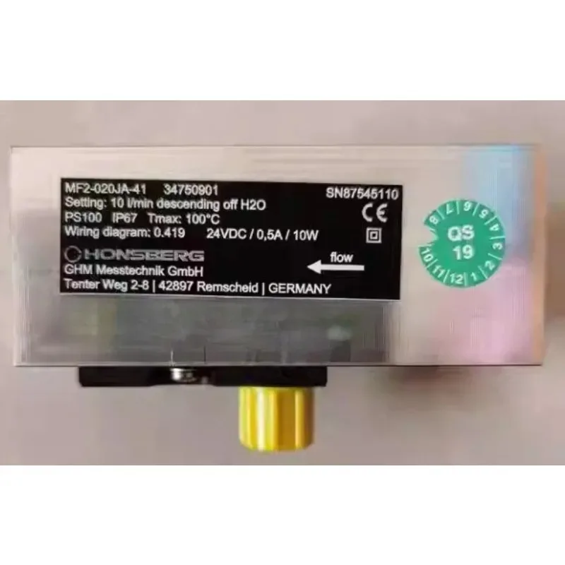 Cryogenic Compressor Oil Flow Switch for Refrigeration Systems, Model MF2-020JA-41 34750901, High Precision Detection, Durable