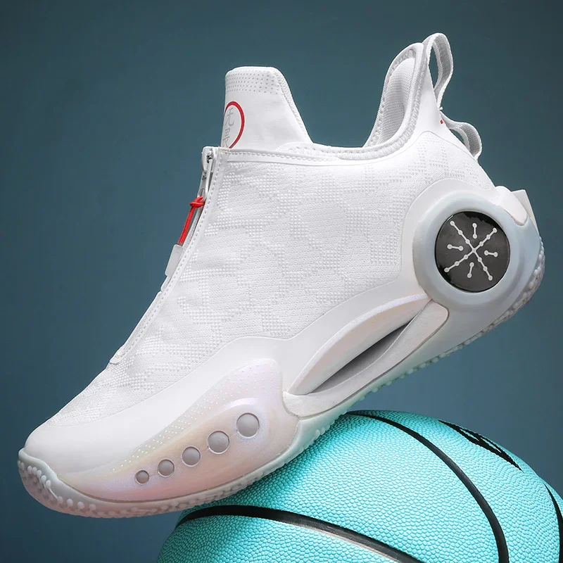 2024 New Unisex Basketball Shoes Designer Zip Basketball Boots Boys Wearable Outdoor Sneakers for Unisex Brand Sport Trainers