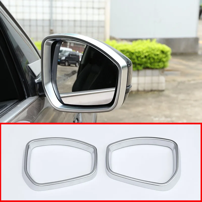 

For Land Rover Discovery Sport 2015-2019 Car ABS Matt Silver Side Rearview Mirror Frame Cover Trim For Range Rover Velar 2pcs