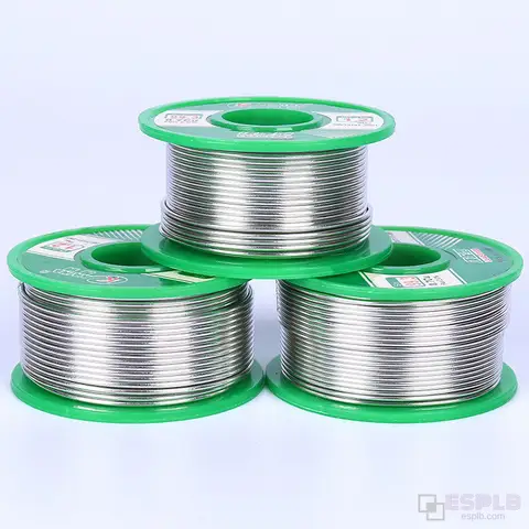 ESPLB 무연 주석 납땜 와이어, 송진 코어 납땜 용접 납땜 다리미, Sn99.3 Cu0.7, 50G, 0.5 0.6 0.8 1.0 1.2 1.5 2.0mm, 1 개