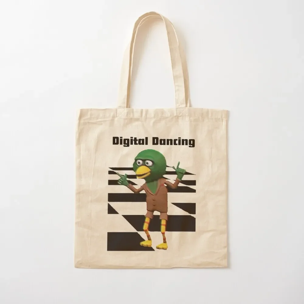 

Digital Dancing! Tote Bag hand bag ladies Portable shopping bag women tote bags men