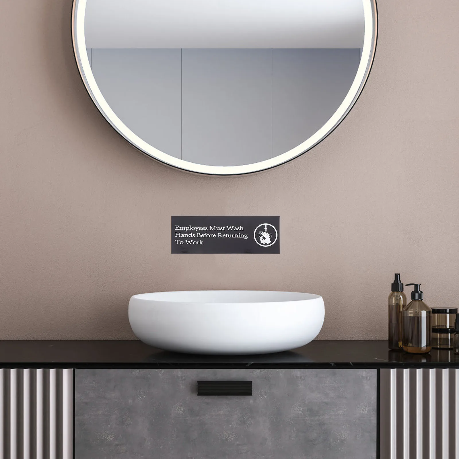 

25 шт. самоклеящихся этикеток-напоминаний о мытье рук, прочные, многоразовые, для ванной, отеля, ресторана, салона