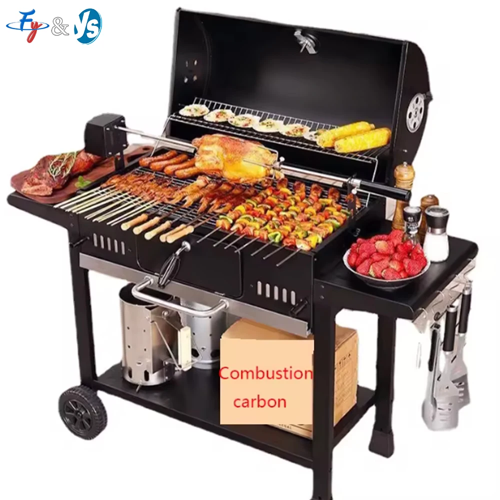 Outdoor Portable Charcoal BBQ Grill Stove For Camping Backyard Party Family Picnic Gathering Use