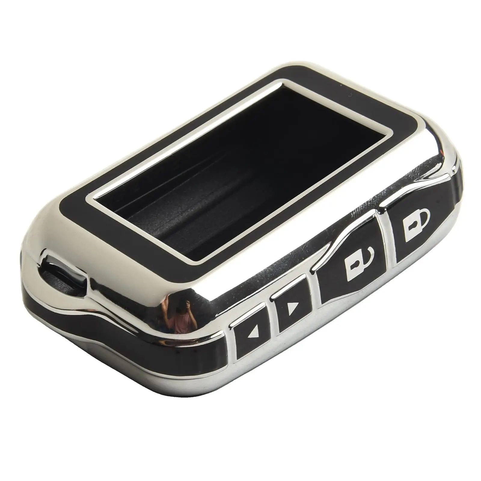 For Starline E60 E90 E91 TPU-Key Case Russian E90 Two Way Car Alarm System LCD Remote Controller Keychain Fob-Cover