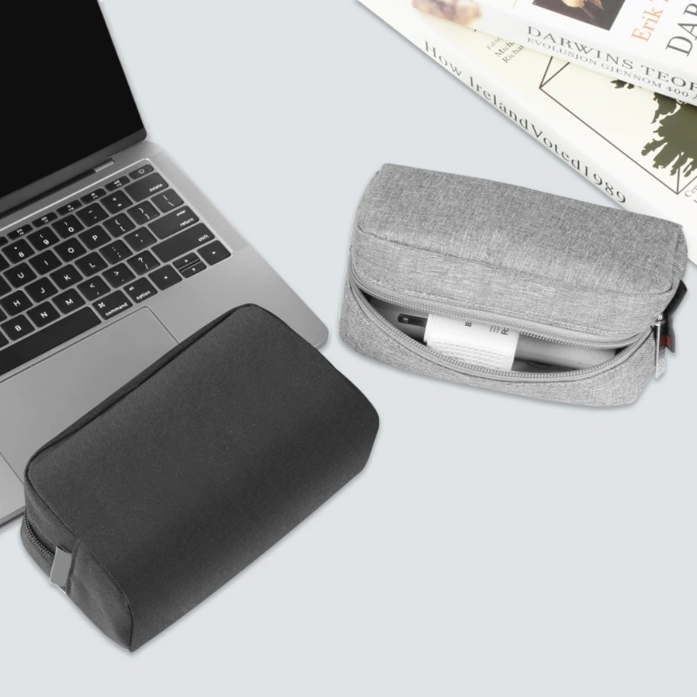 Travel Carrying Case Controller Gaming Cable Organizer Bag For SD Card Wires Cords USB Charger Storage Box Earphone Storage Bag