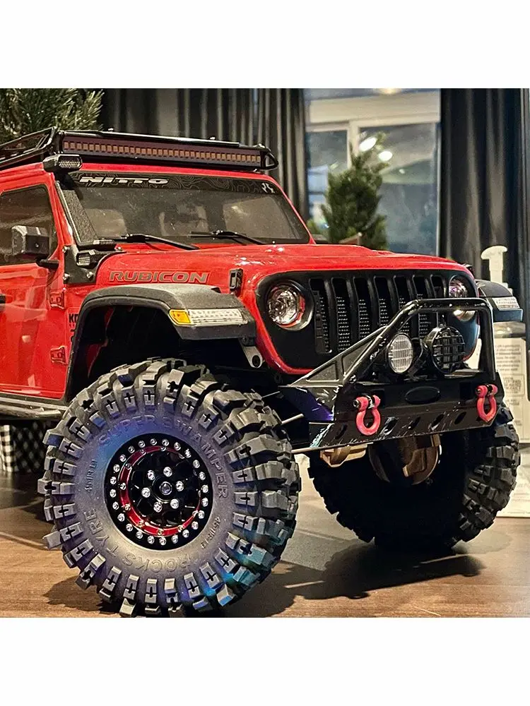 Milchig weiße Weichgummi-K 1,9-Radreifen 118 x 45 mm für 1:10 RC Crawler Car Axial SCX10 90046 AXI03007 TRX4 RBX10M
