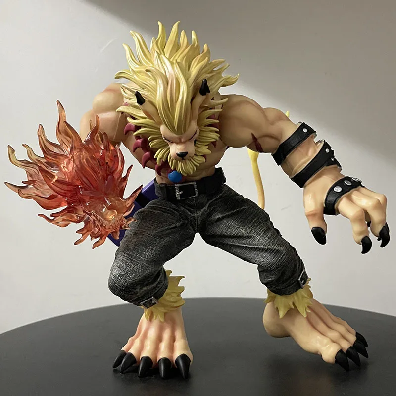 

Pokemon Leomon Action Figure Anime Pokemon Shishiou-maru Figuras Game Peripheral Anime Model Doll Ornament GK Statue Toys Gift