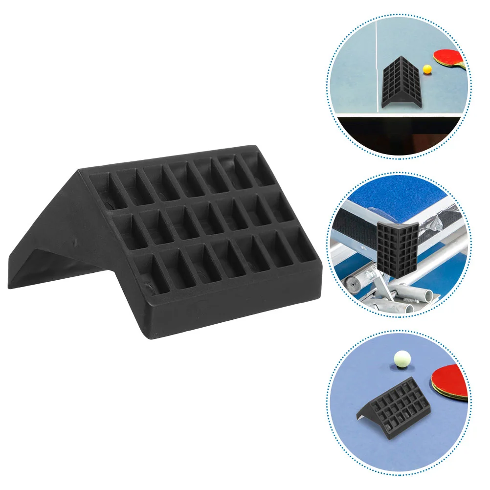 

4 Pcs Corner Protectors Table Tennis Guard for Indoor Accessories 900X700X600CM Desk Black Baby