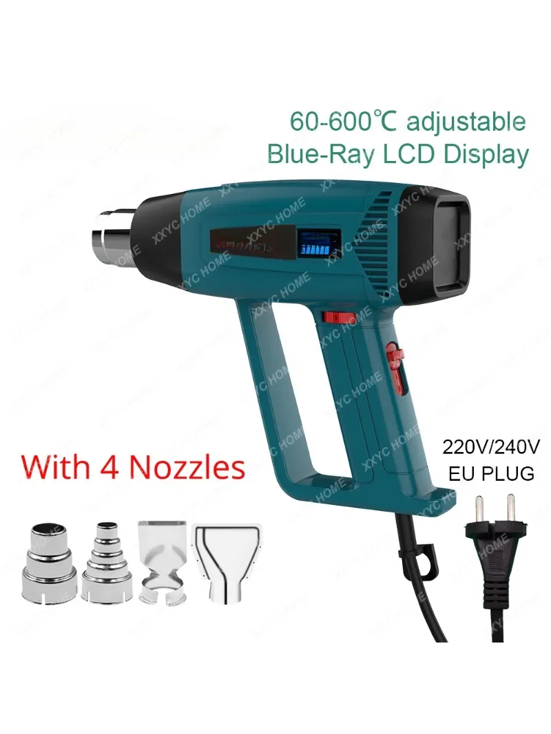 Display Heat gun Thermoregulator hot air gun for Shrink wrapping Soldering station construction hair dryer plastic welder