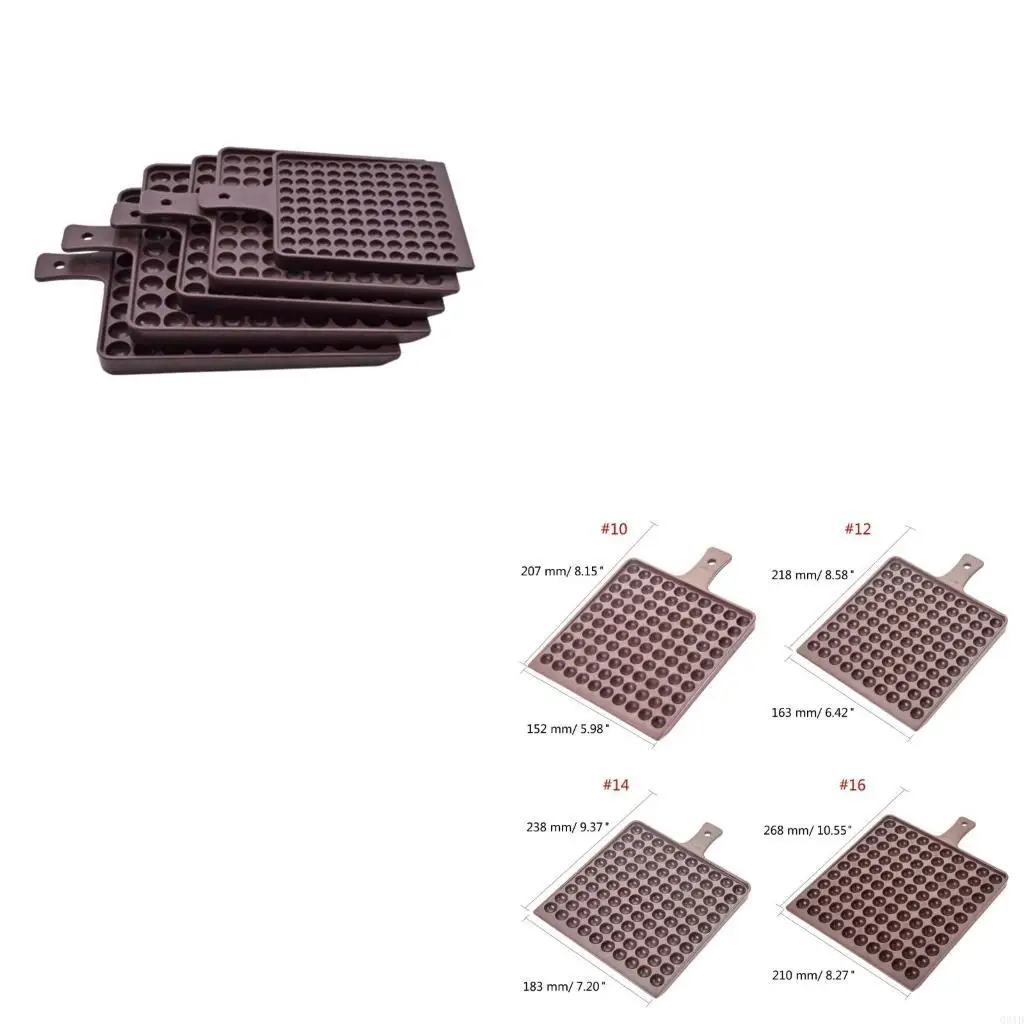 

Bead Counting Tray Bead Layout Tool with Hole for Crafting Plastic Beadwork Tool Creative Equipment for DIY Projects