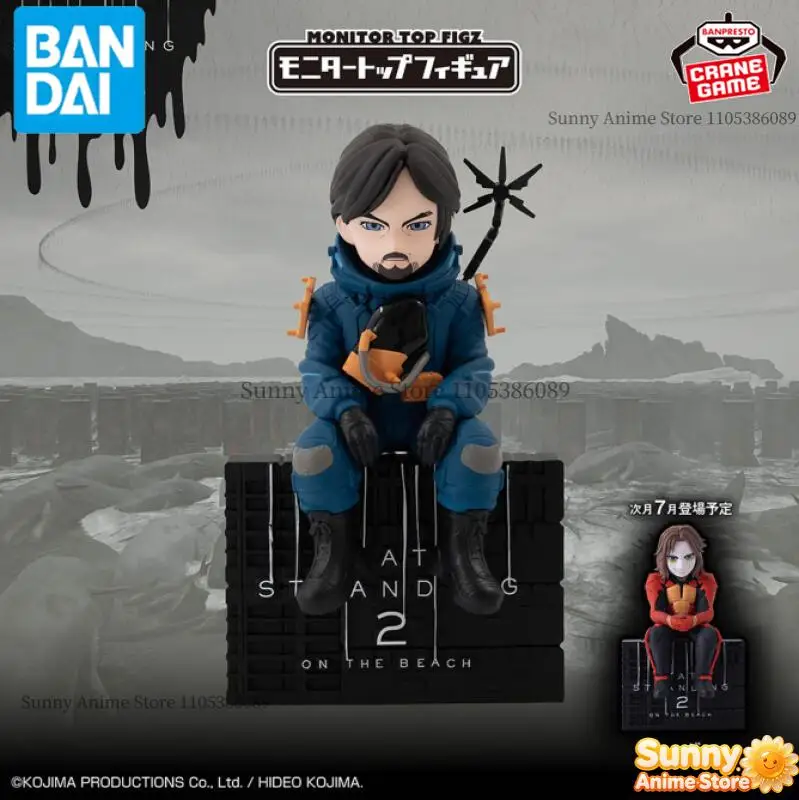 Bandai Original Banpresto Monitor Top Figz Death Stranding 2 On The Beach Sam Porter Bridges Action Figures Anime Doll Model Toy