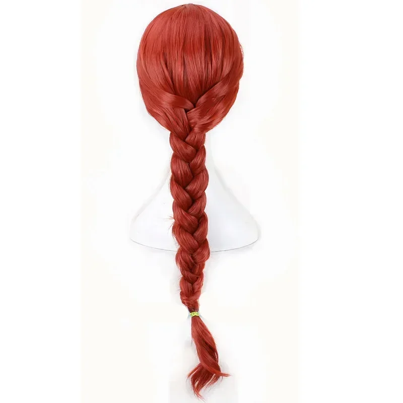 Halloween Synthetic Wigs Movie Toys Women Jessie cosplay wig cowgirl red hair Role play Jessie braid wig image 4