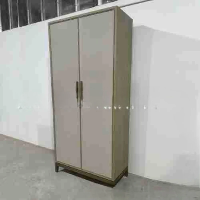 

Nordic solid wood storage cabinet assembly home bedroom bed and breakfast furniture