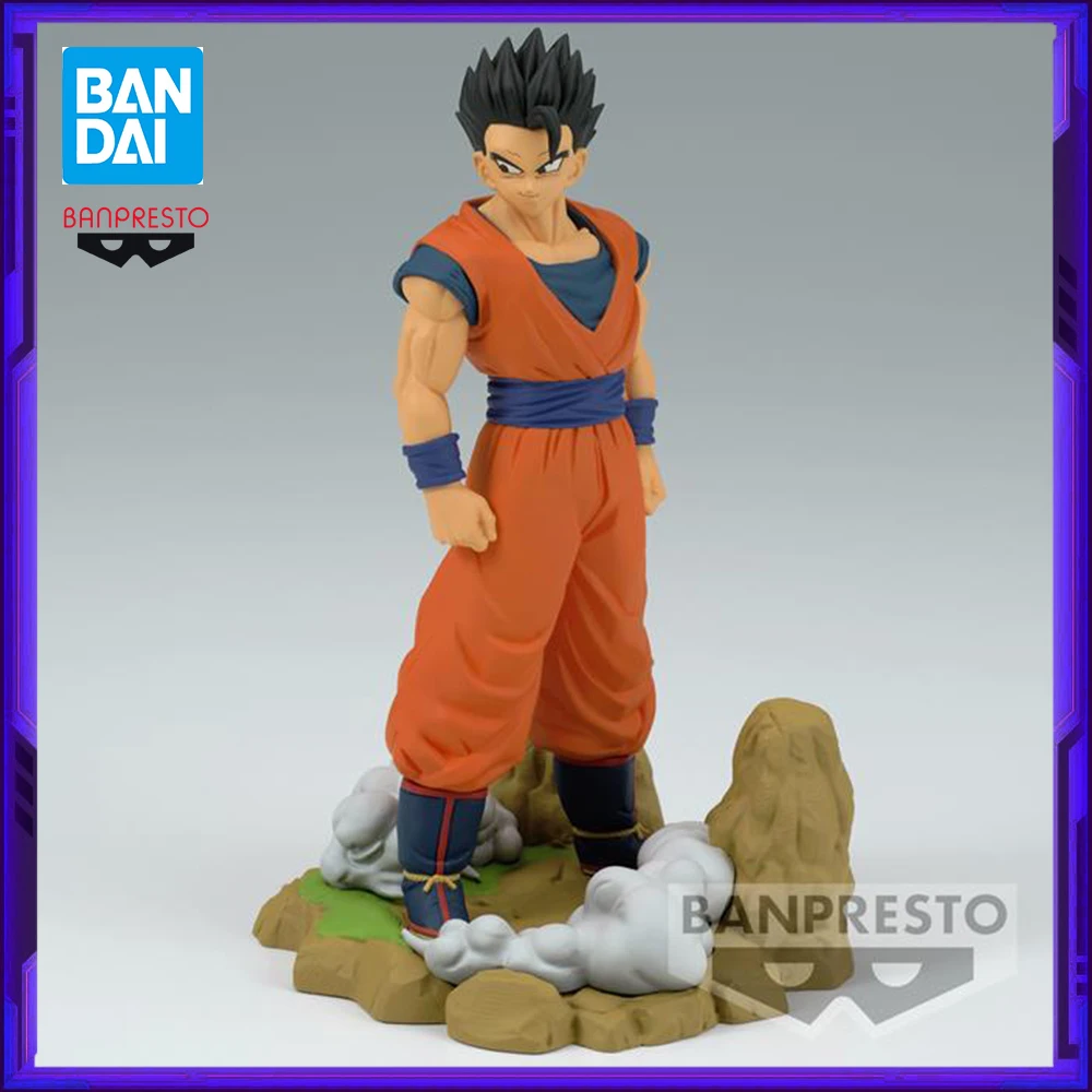 

In Stock Bandai Original Banpresto Dragon Ball Son Gohan Anime Action Figure Model Figures Toys